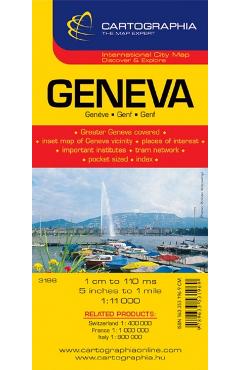 Poza produsului Geneva. Harta turistica si rutiera