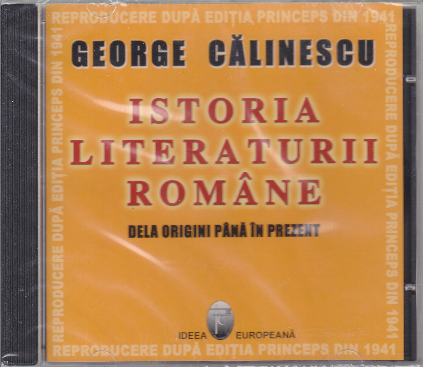 Coperta cărții 'Istoria literaturii romane de la origini pana in prezent - George Calinescu'