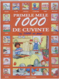 Coperta cărții 'Primele mele 1000 de cuvinte cu 1000 de poze'