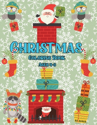 Christmas Coloring Book for Kids 4-8 ages: Xmas Symbols to Color for Children - Alexandru Stepanenco