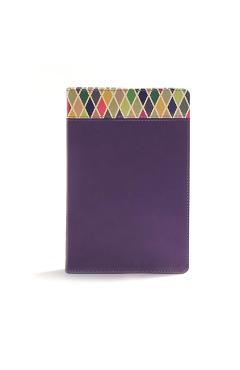 Poza produsului CSB Rainbow Study Bible, Purple Leathertouch - Csb Bibles By Holman