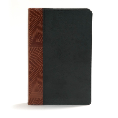 CSB Rainbow Study Bible, Black/Tan Leathertouch - Csb Bibles By Holman