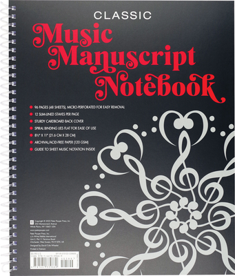Music Manuscript Notebook (Classic) - 