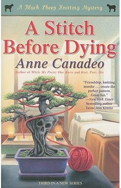 Coperta cărții 'A Stitch Before Dying - Anne Canadeo'