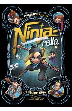 Coperta cărții 'Ninja-Rella: A Graphic Novel - Joey Comeau'