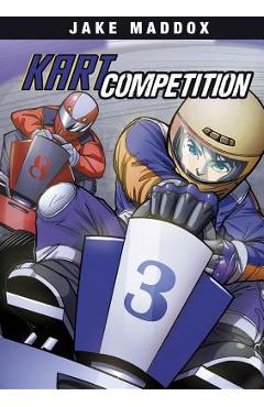 Coperta cărții 'Kart Competition - Jake Maddox'