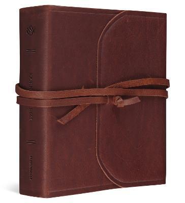 ESV Journaling Bible (Brown, Flap with Strap) - 