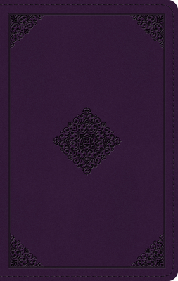 ESV Large Print Personal Size Bible (Trutone, Lavender, Ornament Design) - 