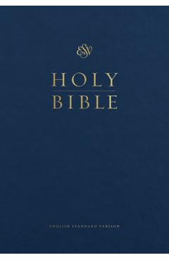 Coperta cărții 'ESV Pew and Worship Bible, Large Print (Blue) -'