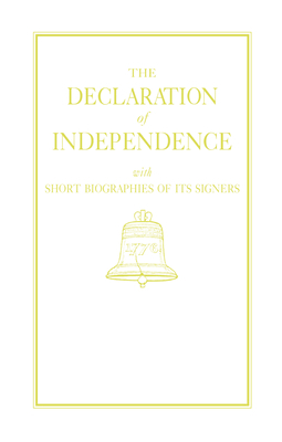Declaration of Independence - Thomas Jefferson