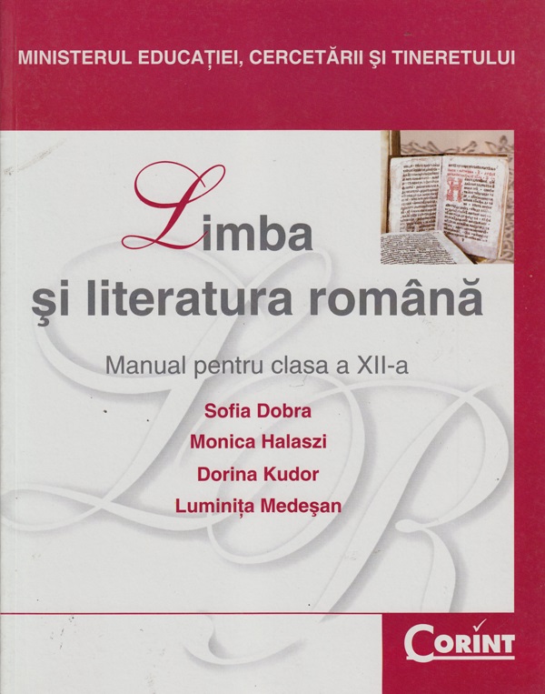 Limba romana - Clasa 12 - Manual - Sofia Dobra, Monica Halaszi, Dorina Kudor