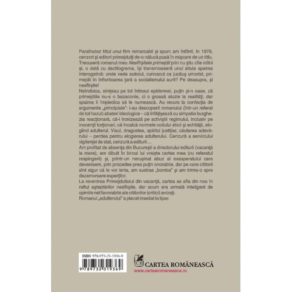 Nesfirsitele primejdii - Mircea Horia Simionescu