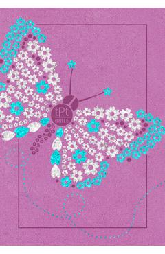 Coperta cărții 'The Passion Translation New Testament (2020 Edition) Youth Girls Butterfly - Brian Simmons'