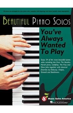Coperta cărții 'Beautiful Piano Solos You've Always Wanted to Play - Hal Leonard Corp'