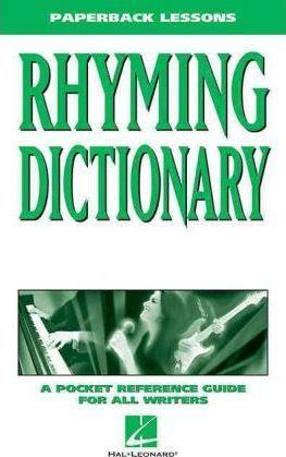 Coperta cărții 'Rhyming Dictionary: A Pocket Reference Guide for All Writers - Hal Leonard Corp'