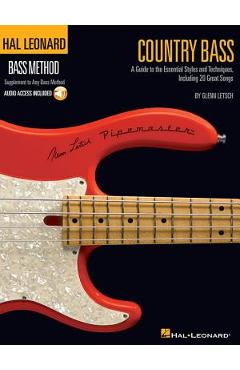 Coperta cărții 'Country Bass: A Guide to the Essential Styles and Techniques [With CD] - Glenn Letsch'