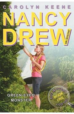 Coperta cărții 'Green-Eyed Monster: Book One in the Eco Mystery Trilogy - Carolyn Keene'