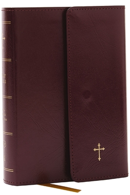 KJV Compact Bible W/ 43,000 Cross References, Burgundy Leatherflex with Flap, Red Letter, Comfort Print: Holy Bible, King James Version: Holy Bible, K - Thomas Nelson