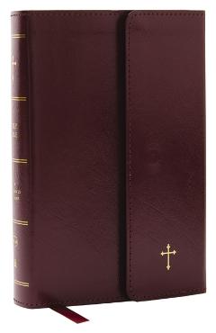 NKJV Compact Paragraph-Style Bible W/ 43,000 Cross References, Burgundy Leatherflex W/ Magnetic Flap, Red Letter, Comfort Print: Holy Bible, New King - Thomas Nelson
