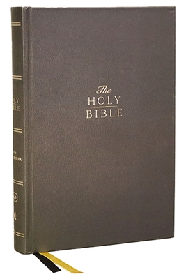 Kjv, Center-Column Reference Bible with Apocrypha, Hardcover, 73,000 Cross-References, Red Letter, Comfort Print: King James Version - Thomas Nelson