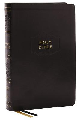KJV Holy Bible, Center-Column Reference Bible, Leathersoft, Black, 73,000+ Cross References, Red Letter, Comfort Print: King James Version - Thomas Nelson