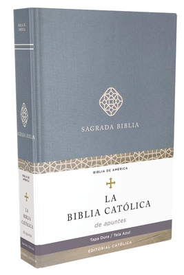 Biblia Católica de Apuntes, Tapa Dura, Tela, Azul - Editorial Católica