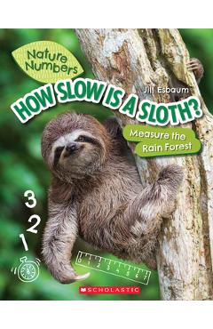 Poza produsului How Slow Is a Sloth?: Measure the Rainforest (Nature Numbers): Measure the Rainforest - Jill Esbaum