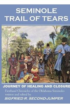 Coperta cărții 'Seminole Trail of Tears: The 2022 Oklahoma Seminoles' journey of healing and closure to reunite with their Florida kin'