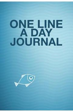 Coperta cărții 'One Line A Day Journal - The Blokehead'