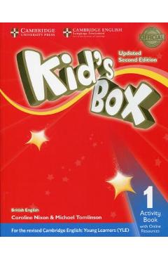 Coperta cărții 'Kid's Box Level 1 Activity Book with Online Resources British English - Caroline Nixon'