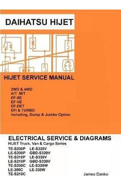 Poza produsului Daihatsu Hijet English Electrical Service Manual S200P S210P S320V S330V - James Danko