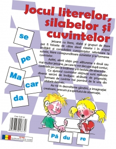Coperta cărții 'Jocul literelor, silabelor si cuvintelor'