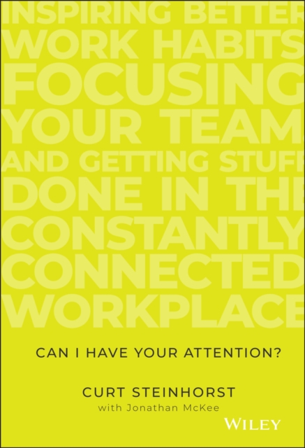 Can I Have Your Attention?: Inspiring Better Work Habits, Focusing Your Team, and Getting Stuff Done in the Constantly Connected Workplace - Curt Steinhorst