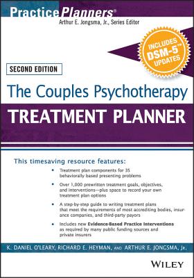 The Couples Psychotherapy Treatment Planner, with Dsm-5 Updates - K. Daniel O'leary