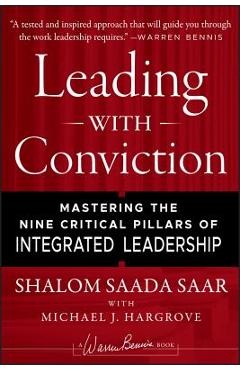Coperta cărții 'Leading with Conviction - Shalom Saada Saar'