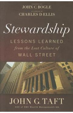 Coperta cărții 'Stewardship - John G. Taft'