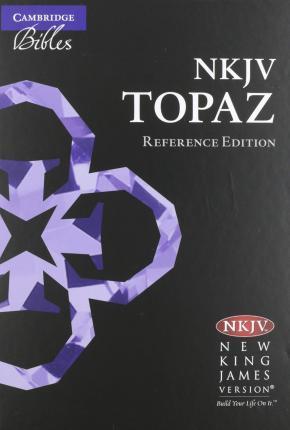 NKJV Topaz Reference Edition, Black Calfsplit Leather, Nk674: Xrl - 