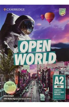 Coperta cărții 'Open World Key Student's Book Pack (Sb Wo Answers W Online Practice and WB Wo Answers W Audio Download) - Anna Cowper'