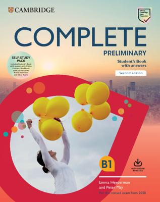 Complete Preliminary Self Study Pack (Sb W Answers W Online Practice and WB W Answers W Audio Download and Class Audio): For the Revised Exam from 202 - Peter May