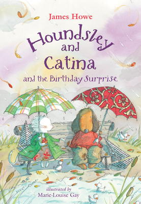 Coperta cărții 'Houndsley and Catina and the Birthday Surprise - James Howe'