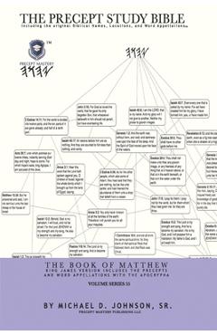 Coperta cărții 'The Book of Matthew: The Precept Study Bible - Michael Johnson'