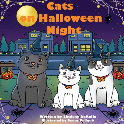 Cats on Halloween Night - Lindsay Derollo