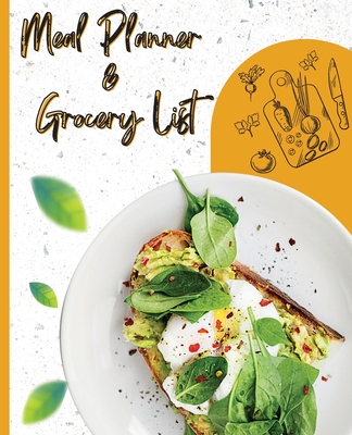 Meal Planner & Grocery List: Your Organizer to Plan Weekly Menus, Shopping Lists, and Meals! Book Size 7.5x9.25, Inches 110 Pages - Power Of Gratitude
