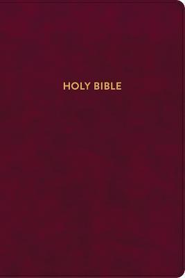 KJV Rainbow Study Bible, Burgundy Leathertouch, Indexed - Holman Bible Publishers