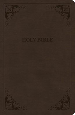 CSB Thinline Bible, Brown Leathertouch, Value Edition - Csb Bibles By Holman