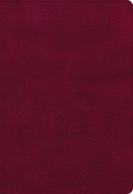 NASB Super Giant Print Reference Bible, Burgundy Leathertouch, Indexed - Holman Bible Publishers