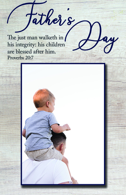 His Children Are Blessed Bulletin (Pkg 100) Father's Day - Broadman Church Supplies Staff