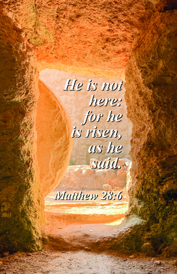 He Is Risen Bulletin (Pkg 100) Easter - Broadman Church Supplies Staff