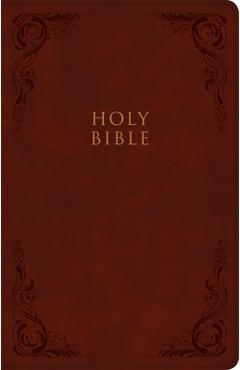 Coperta cărții 'KJV Large Print Personal Size Reference Bible, Burgundy Leathertouch - Holman Bible Publishers'