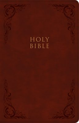 Coperta cărții 'KJV Large Print Personal Size Reference Bible, Burgundy Leathertouch - Holman Bible Publishers'